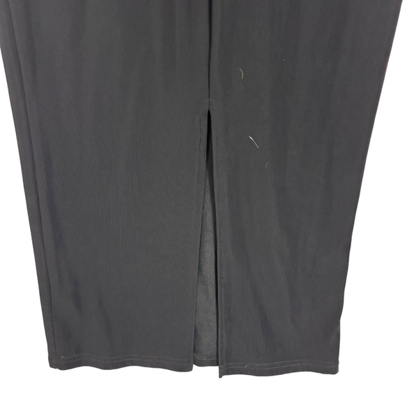 Axxess Dress Bodycon Mock Neck Long Sleeve Maxi Party Club Vacation - Picture 6 of 7